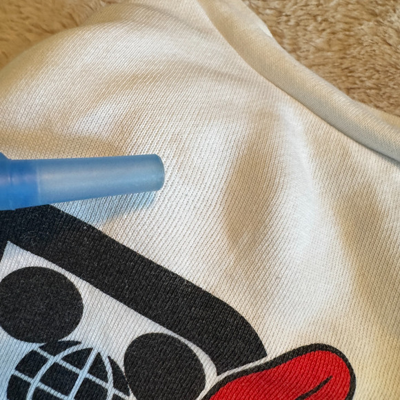 Walt Disney World Parks SPIRIT Jersey Sweatshirt Minnie Mouse Girls sz 4T white - Picture 3 of 9